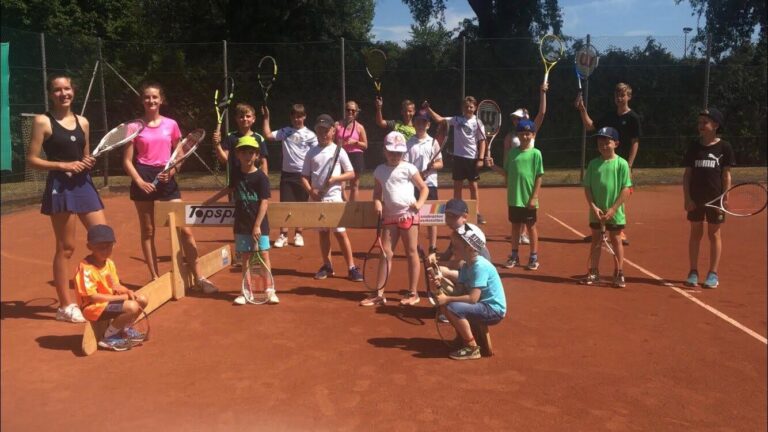 Start des zweiten Tenniscamps