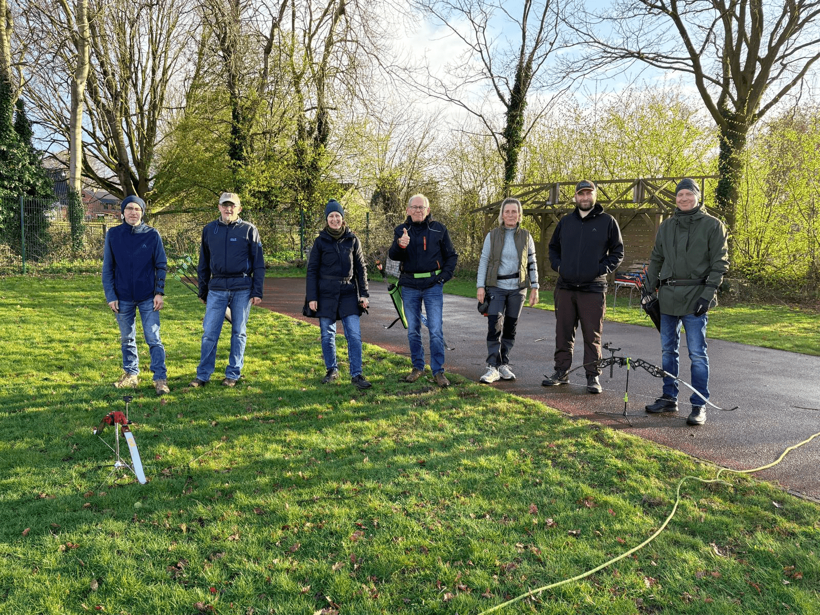 Wir starten mit dem „Outdoor“ Training