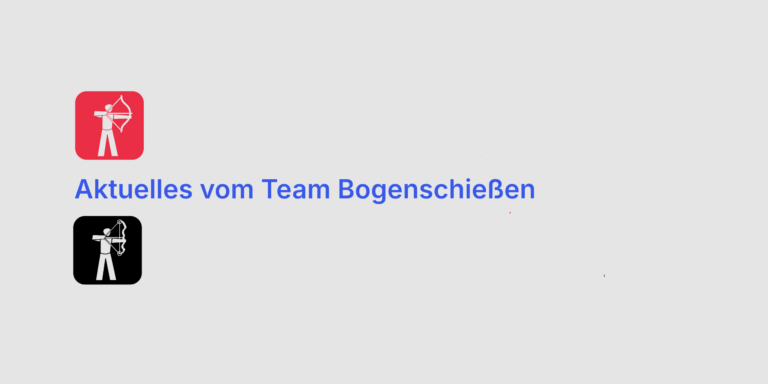 Team Bogenschießen startet mit dem „Indoor“ Training